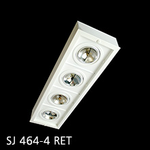 Luminárias Sobrepor sj464-4 RET